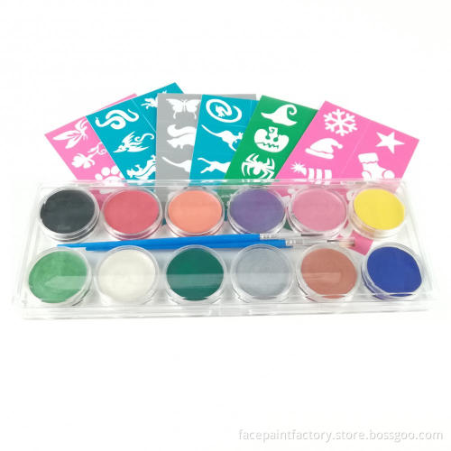 Amazon Christmas Party Face Painting set Palette